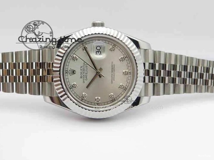 MiroTime 0326 DateJust II 41mm BP Maker Best Edition Silver Diamonds Dial On New Version Jubilee Bracelet A Reliable 3623